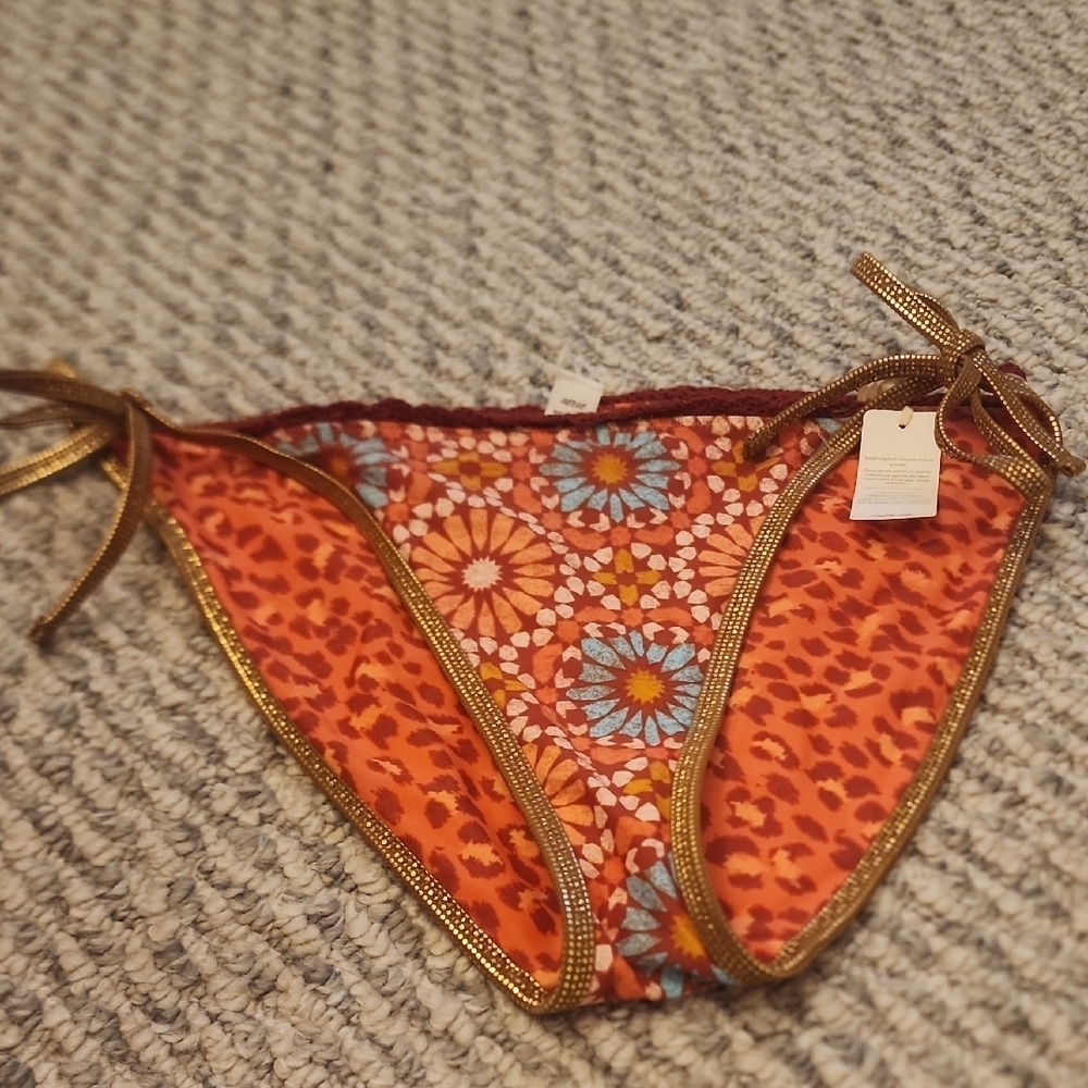 Aerie Women's Bikini Bottom Reversible Tie Bikini Size M